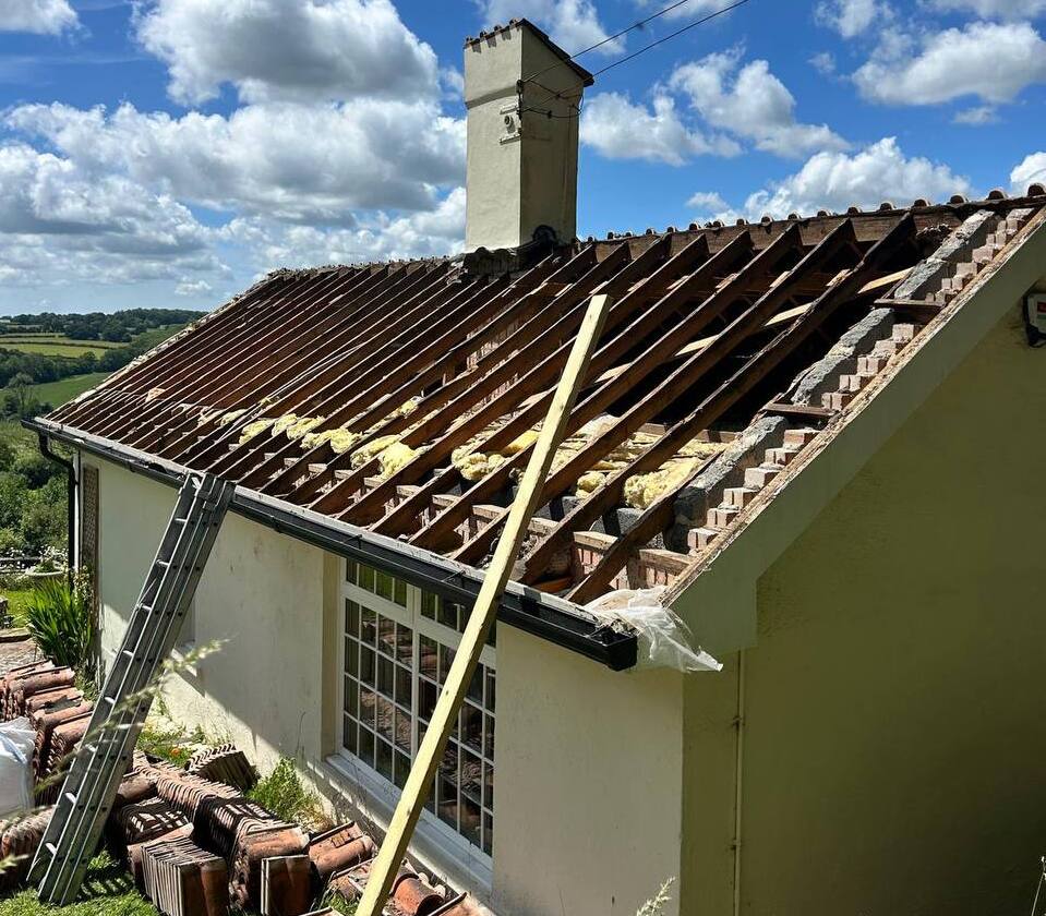 Peterborough Roofing Services 8 This is a photo of a roof being repaired in Peterborough. Installation carried out by Peterborough Roofing Services