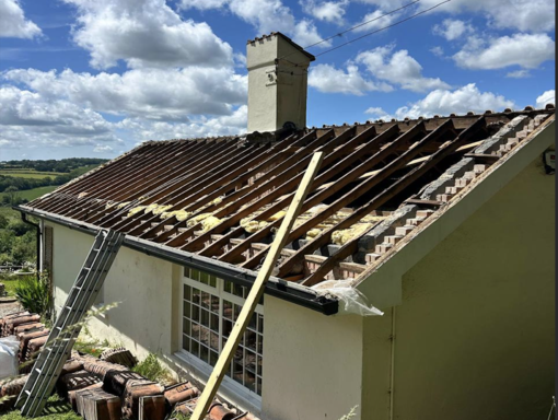 Peterborough Roofing Services 82 This is a photo of a roof being repaired in Peterborough. Installation carried out by Peterborough Roofing Services